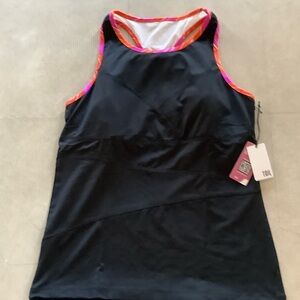 Tail Black and Pink Tank Top